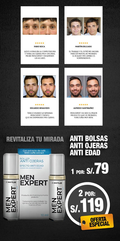 MEN EXPERT - ROLLER ANTI OJERAS