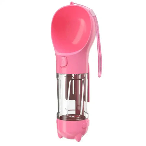 BOTELLA PÓRTATIL 4 EN 1 MULTIFUNCIONAL PARA MASCOTAS