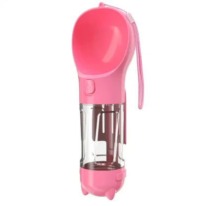 BOTELLA PÓRTATIL 4 EN 1 MULTIFUNCIONAL PARA MASCOTAS