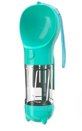 BOTELLA PÓRTATIL 4 EN 1 MULTIFUNCIONAL PARA MASCOTAS