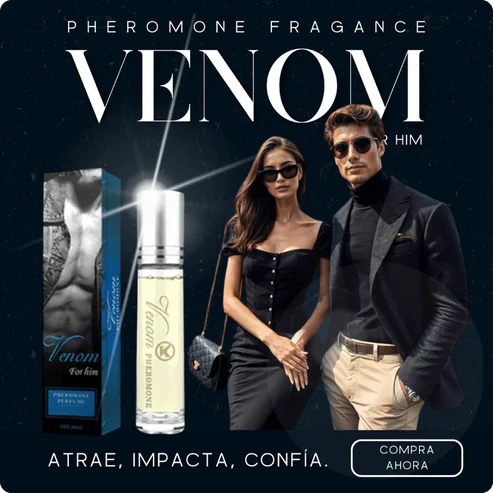 PERFUME DE FEROMONAS PARA HOMBRE Y MUJER - VENOM